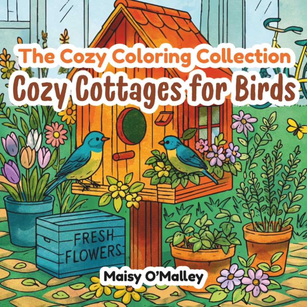 The Cozy Coloring Collection - Cozy Cottages for Birds: Adorable Birdhouses, Garden Birds & Peaceful Coloring Moments