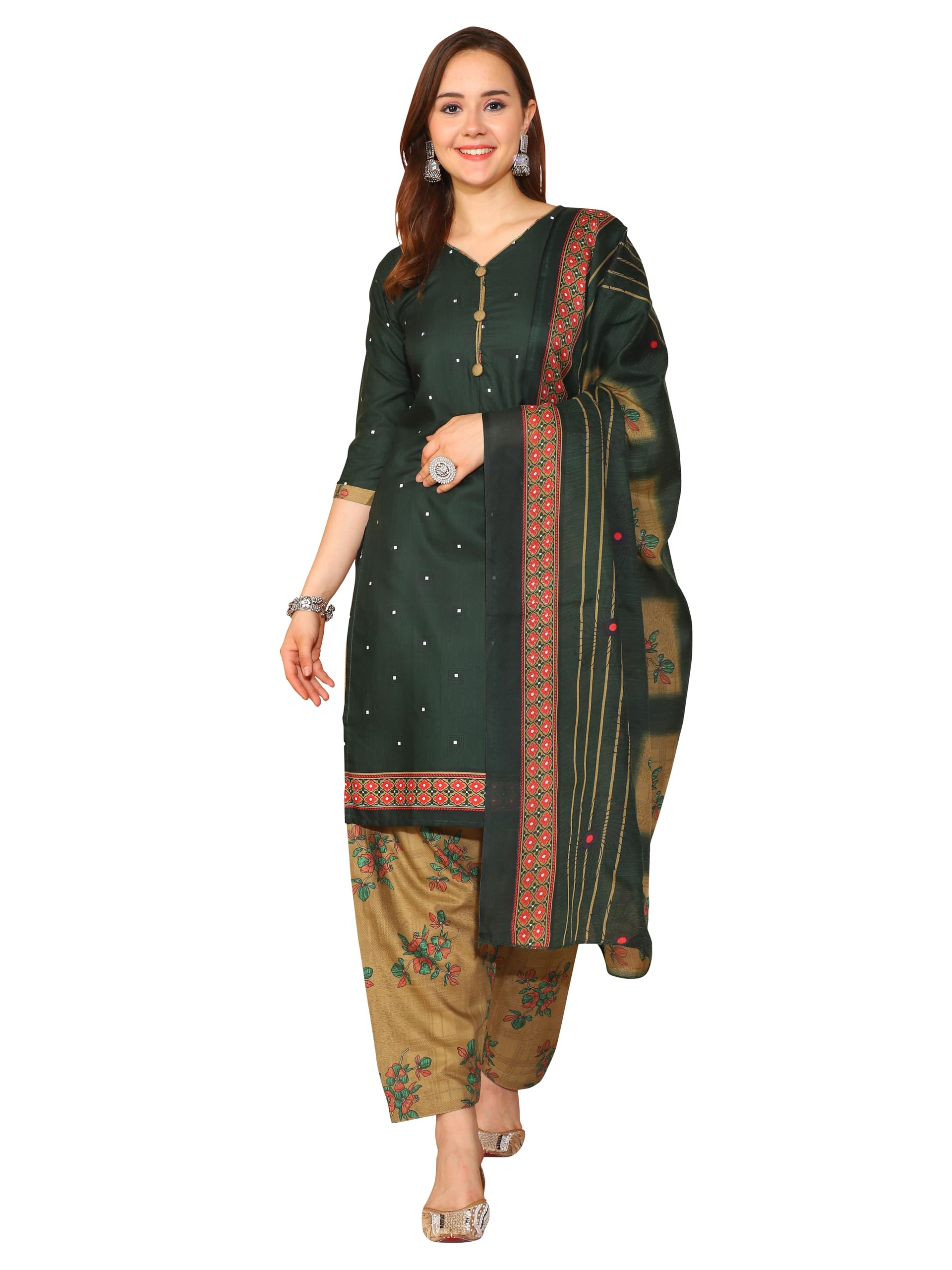 Green Cotton Blend Printed Ready to Wear Patiala Salwar Suit (Readymade_MR-P_JOPLVSRW4147-P)-image-32
