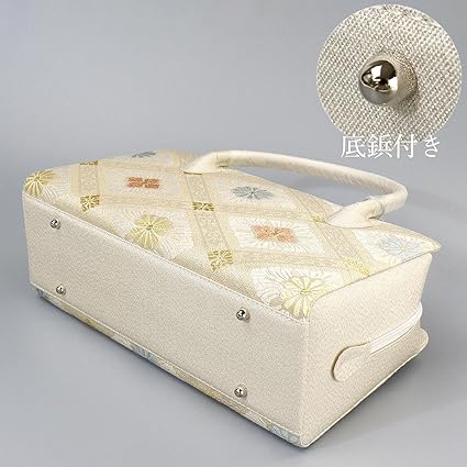 Amazon | [衿秀] 公式 バッグ 利休 日本製 フォーマル 帯地 正絹 和装