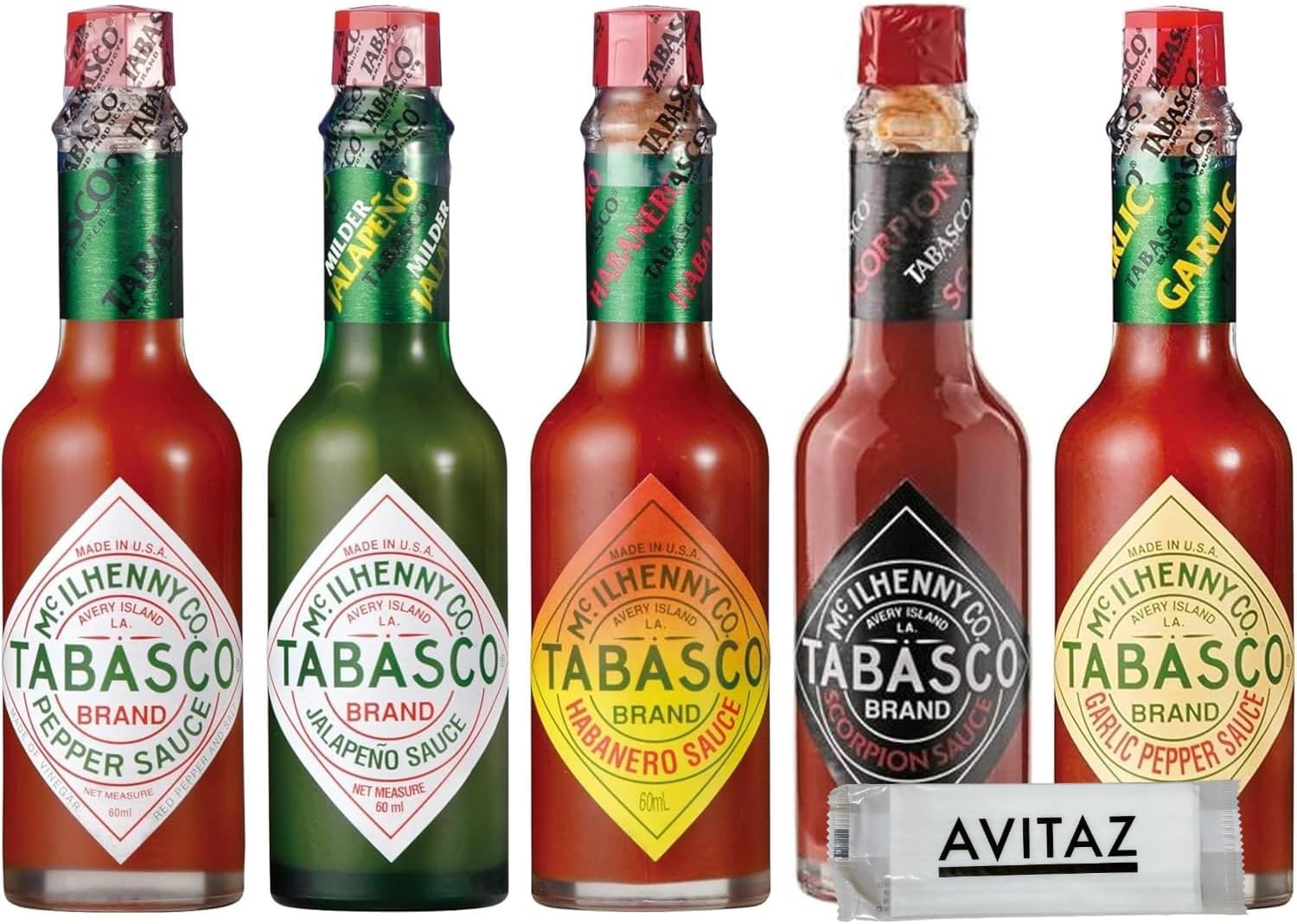 Tabasco タバスコ 5種×1本 計5本 Ghana | Ubuy