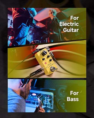 Miniatura 4 de FLAMMA FC11 Auto Wah Pedal de Sobre Filtro de Efectos de Guitarra True Bypass para Guitarra y Bajo