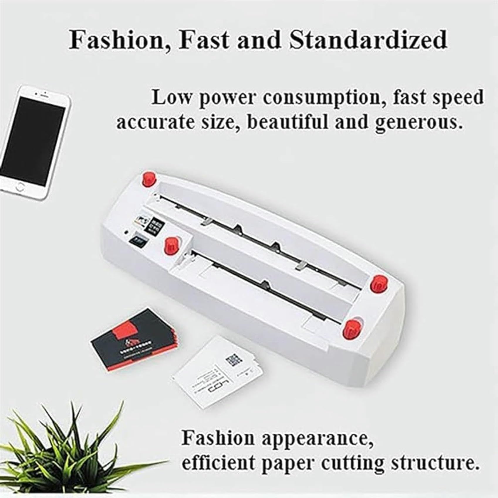 Macchina elettrica automatica della taglierina del biglietto da visita, strumento di taglio della carta di 50r/min per scrapbooking e biglietti da visita, copertura di dimensione 54x90mm