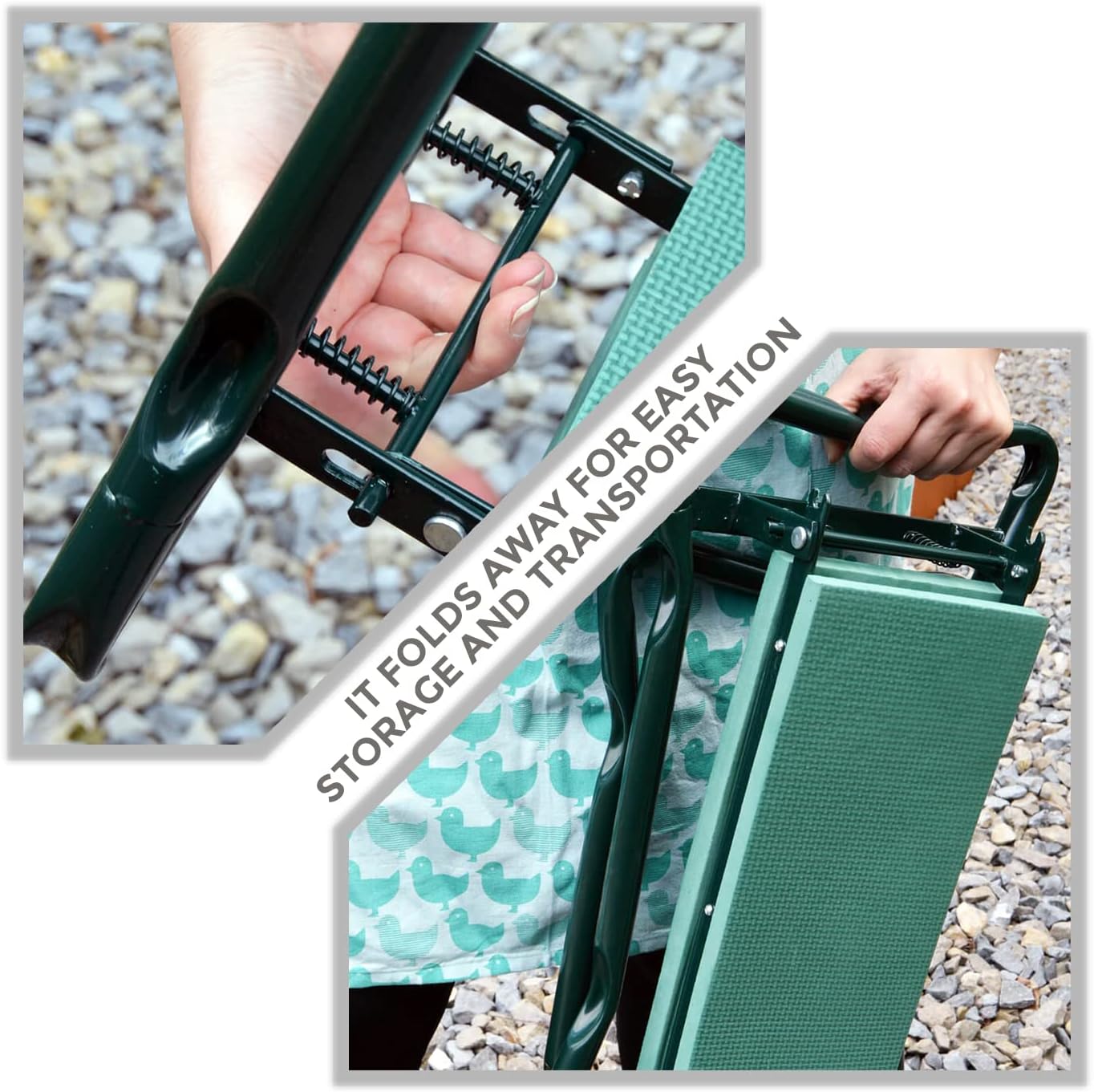 Foldable Foam Padded Garden Kneeler Heavy Duty thumbnail