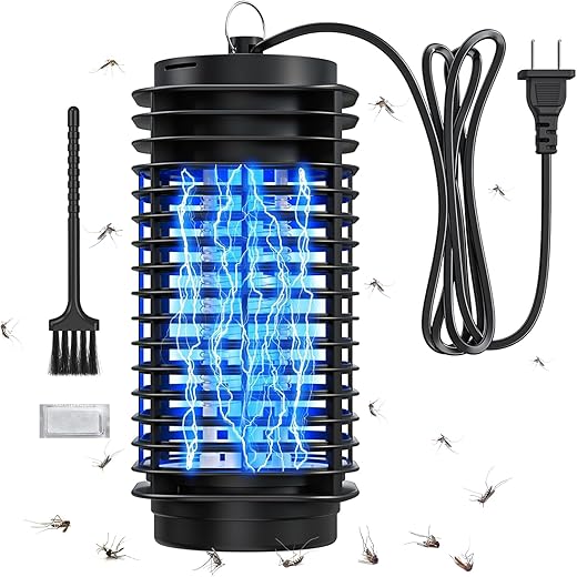 Bug Zapper Mosquito Trap, Electric Fly Zapper, High Powered UV Light Fly Traps, Insects Trap for Outdoor & Indoor
