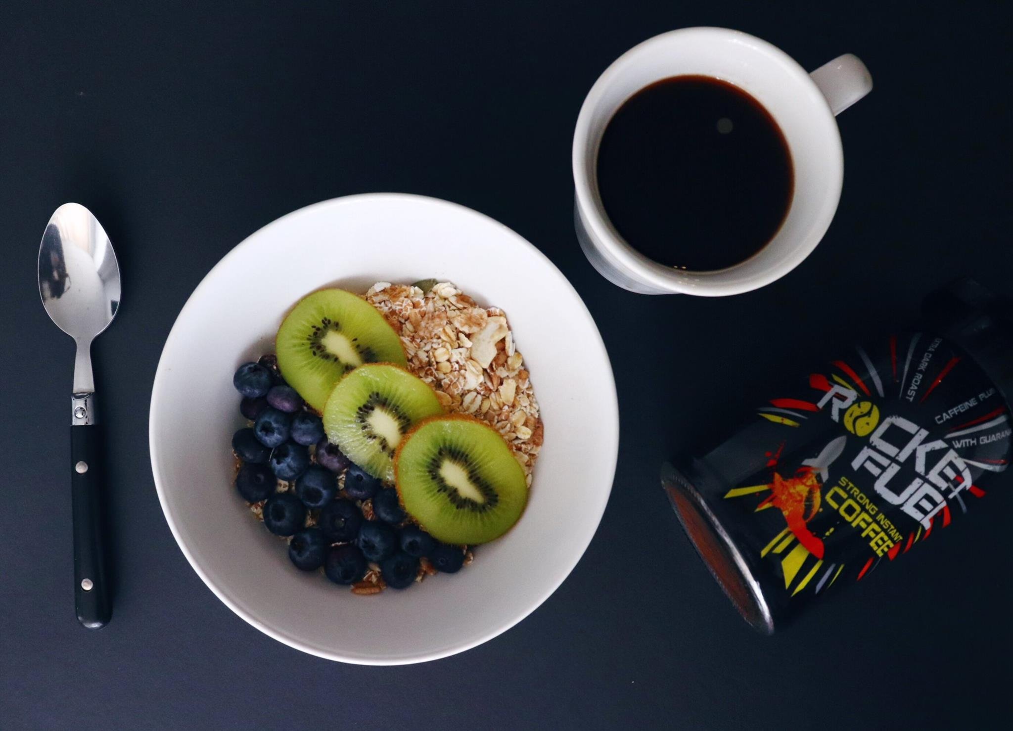 PERCOL ROCKET FUEL Strong Instant Coffee High Caffeine Content from