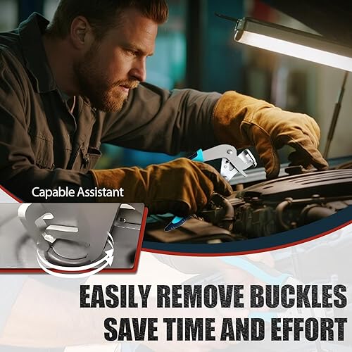 Miniatura 3 de Alicates de clip para automóvil, alicates multifuncionales para automóviles, herramienta de extracción de clips, abre los paneles sin esfuerzo sin