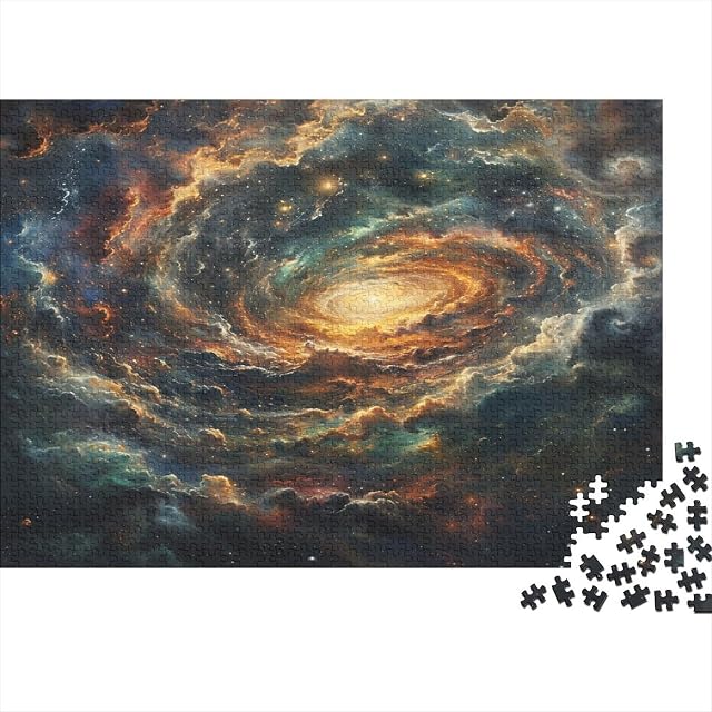Foto 2 de 7 de Un Cielo Lleno de Galaxias Rompecabezas Desafíos Divertidos Decoración del Hogar 1000 Piezas Galaxy Whirlpool…