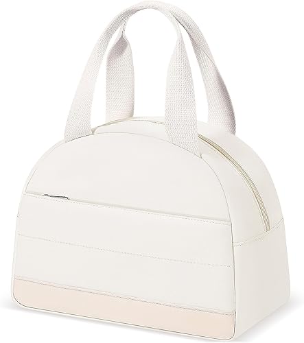 Miniatura 37 de Lonchera para mujer, bolsa de almuerzo aislada a prueba de fugas, bonita lonchera con gran capacidad, contenedor de almuerzo para el