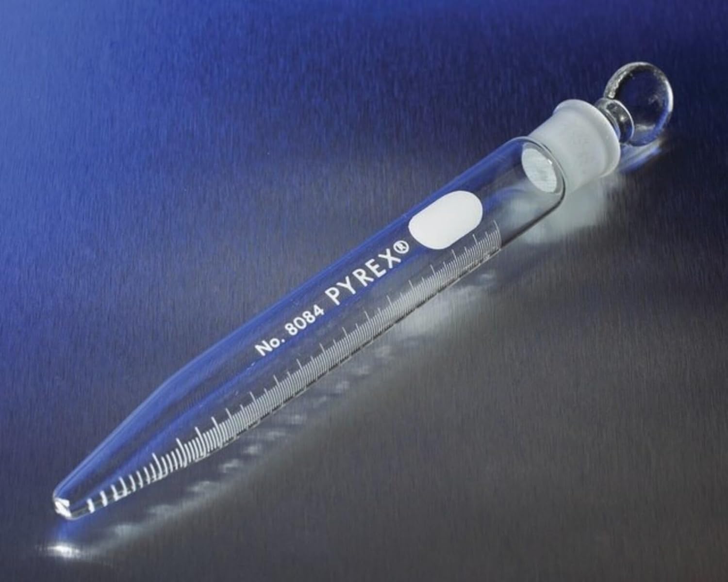 Corning 8084-5 Pyrex Conical Graduated Centrifuge Tube with Pennyhead Stopper, 13 mm OD