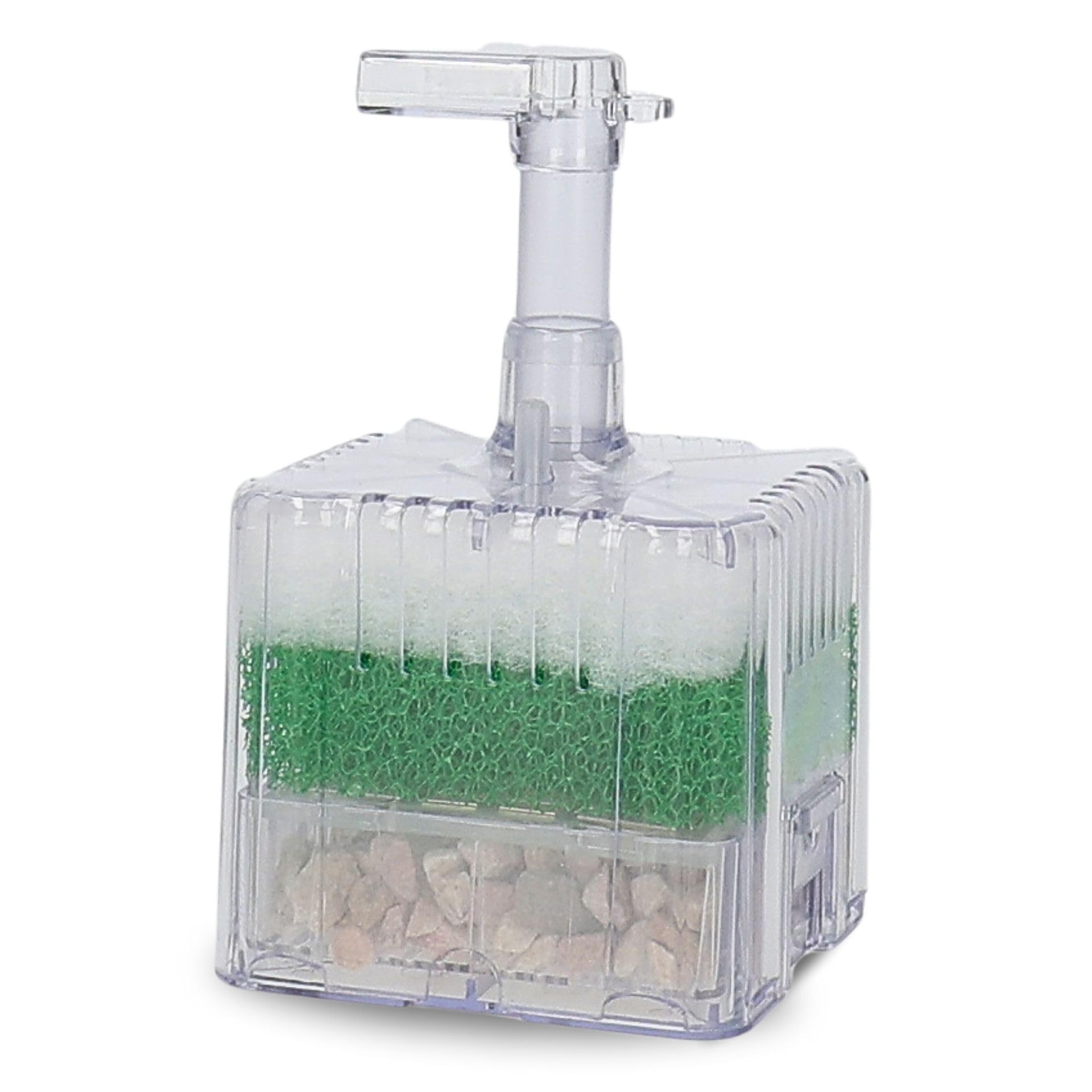 Finest-Filters Air Driven Internal 3 Stage Sponge Filter Biological Filtration Bio Foam Filter For Aquarium Fish Tanks Upto 120L