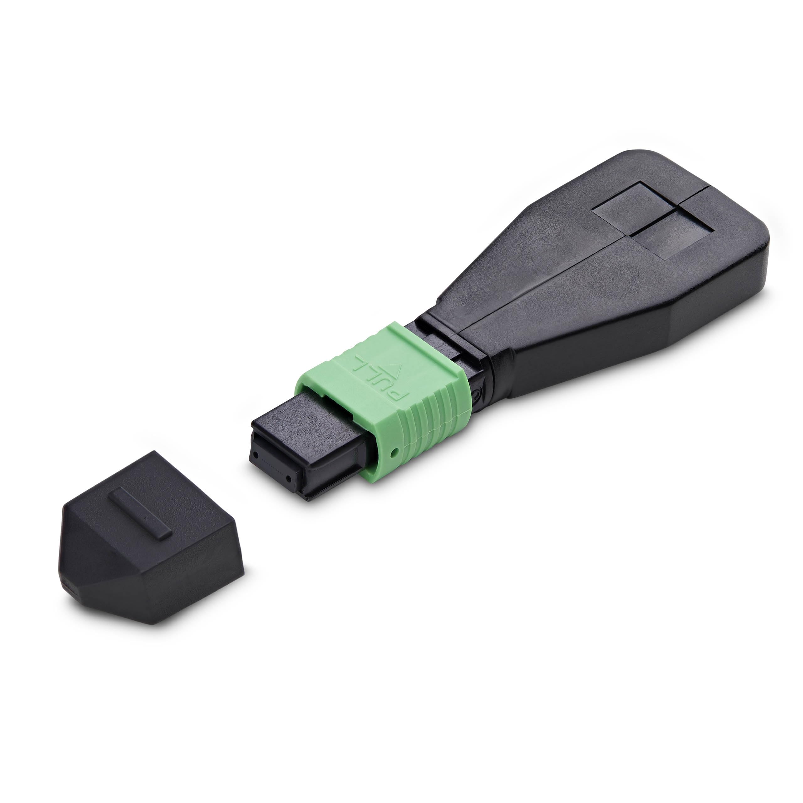 StarTech MPO Loopback Plug, Single Mode 9/125 Female Fiber Adapter, MPO-8/MTP-APC Connector Loopback Test Plug-image-4