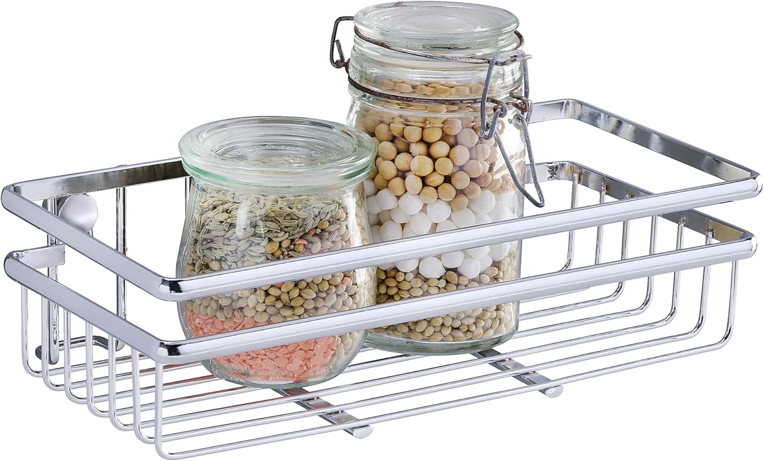 WENKO "Style Kitchen Utensil Holder, Multi-Colour, 13 x 13 x 15 cm