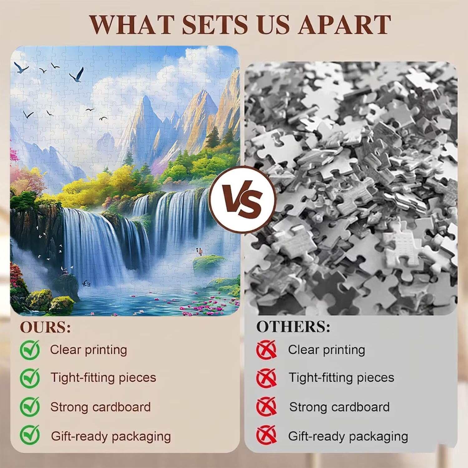 Puzzle 4000 Pezzi Classici, Puzzle paesaggio Autunno-2 141 x 87 cm, Gioco Educativo e Antistress in Legno con Poster Incluso, Ttività DIY per Famiglia, Regalo per Appassionati, Decor Parete, f0-510
