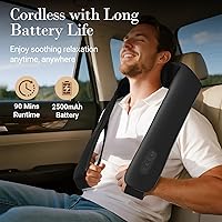 Vista 2 de Cordless Neck Massager for Pain Relief Deep Tissue, FSA Eligible HSA Store Upgrade Shoulder and Back Massager with Heat, Skin-Friendly Elastic