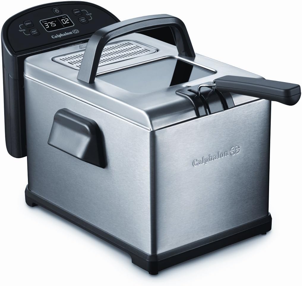 Calphalon Electric Extra Large Digital Deep Fryer Electric Turkey Fryer Home & Kitchen