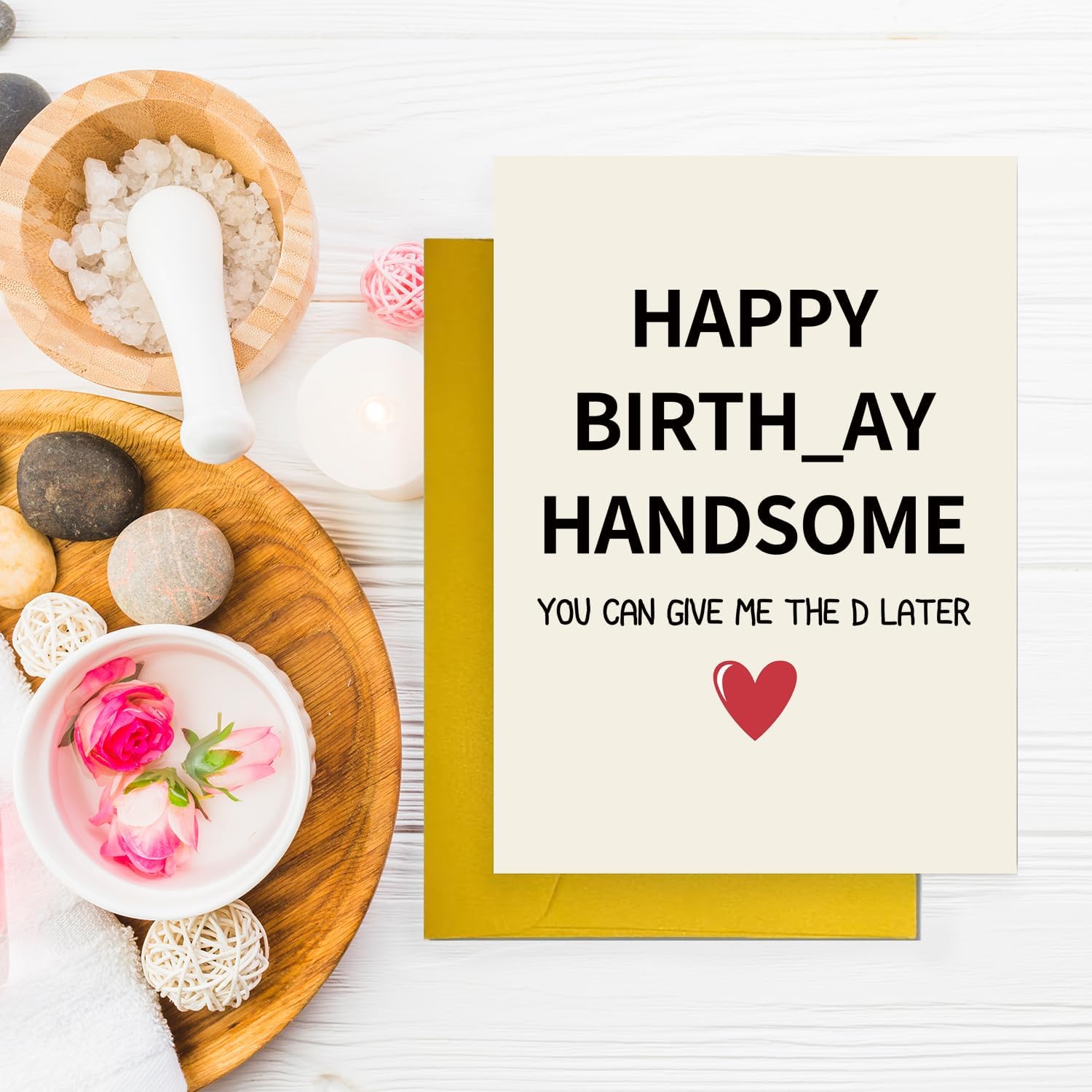 RUALOVE Dirty Birthday Card Men Him, Funny Birthday Card Gift For Husband Boyfriend, Ideal Birthday Decor, Romantic Raunchy Birthday Card Gift From Wife Girlfriend image 3