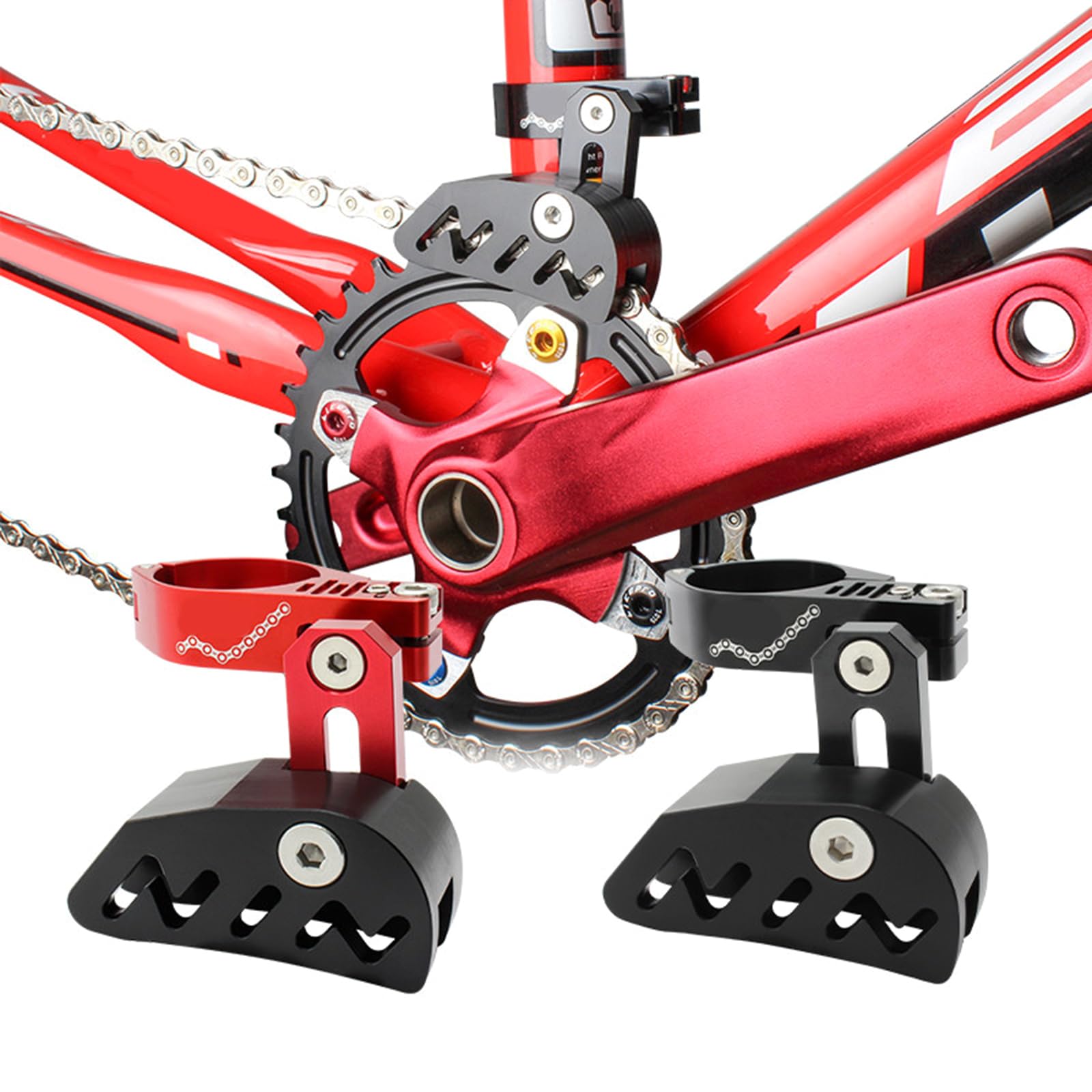 Fahrrad-Kettenschutz, direkte Montage, Kettenblattschutz, Ersatz-Stabilisatoren, Fahrradzubehör, Einzelgeschwindigkeits-Schutz, Spanner