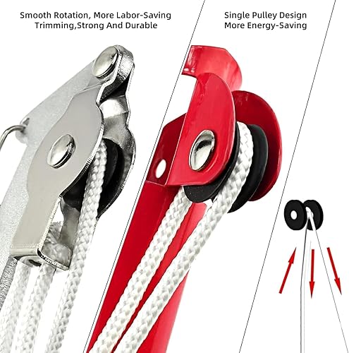 Miniatura 6 de Cabeza de sierra extensible para árboles sin poste, ramas de alta altitud para exteriores, tijeras de podar, cortadora cosechadora para plantas de