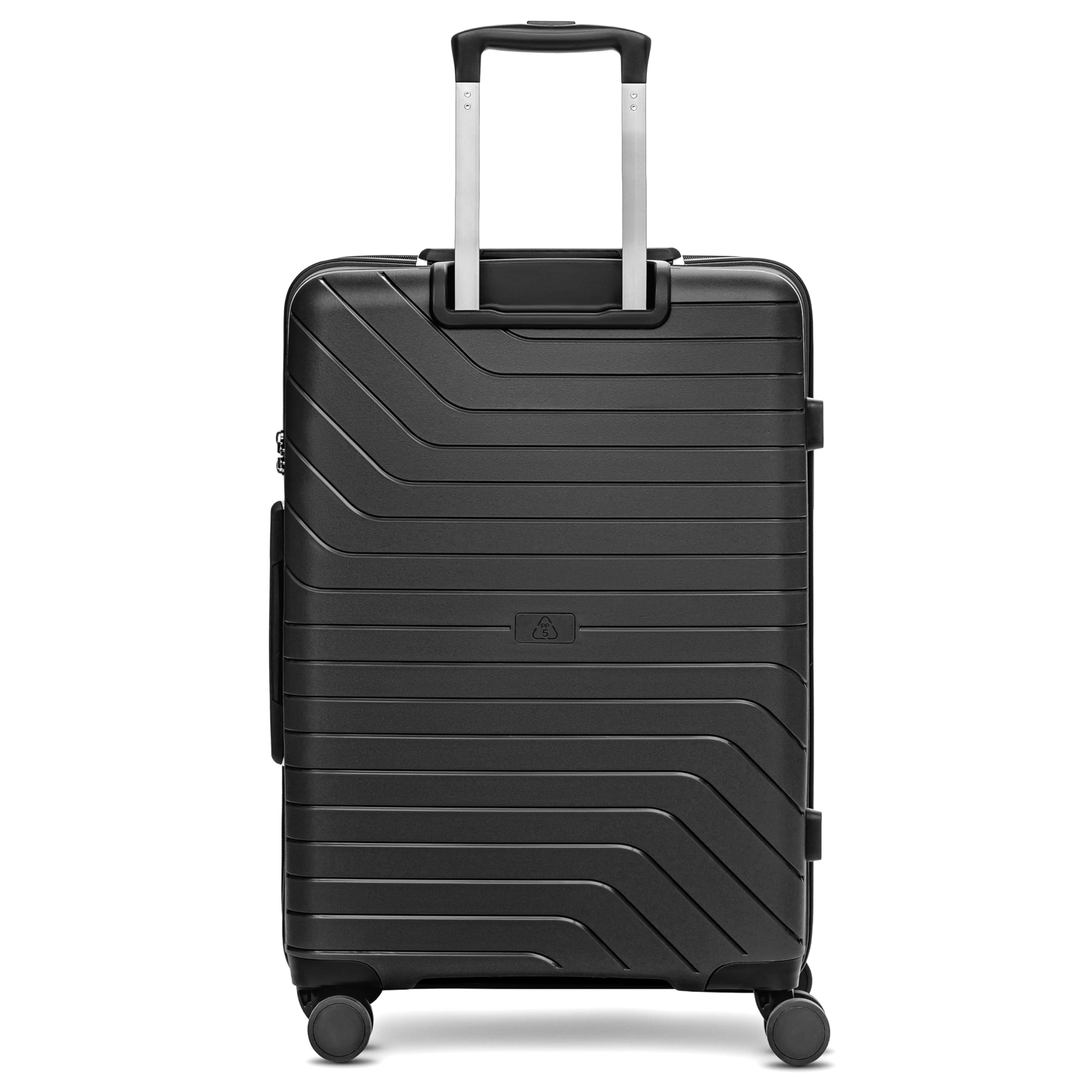 REDOLZ Hartschalen Check-in Koffer | Mittelgroßer M Trolley 44 x 26 x 67 cm aus hochwertigem, leichtem Polypropylen Material | 4 Doppelrollen & TSA-Schloss für Damen & Herren (Essentials 05)