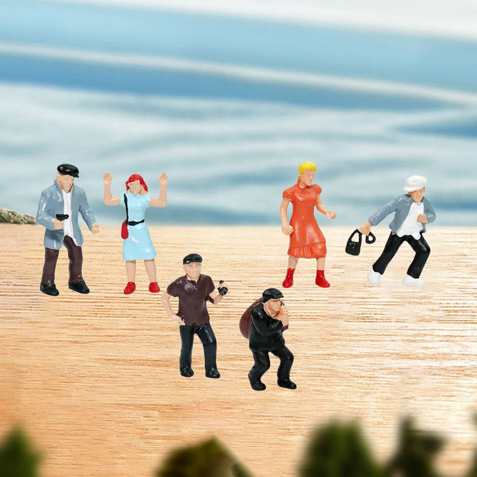 6 Pezzi Figure in 1:87, Piccole Figure per Diorami, Progetti di Costruzione,