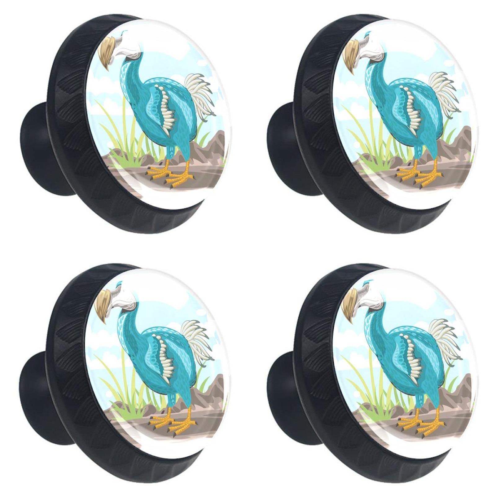 Poignées de tiroir oiseau en verre cristal quincaillerie meuble maison bureau