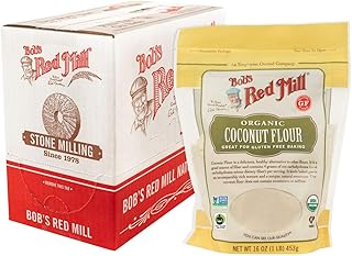 Bob's Red Mill Organic Coconut Flour, 16-ounce (Pack of 4)