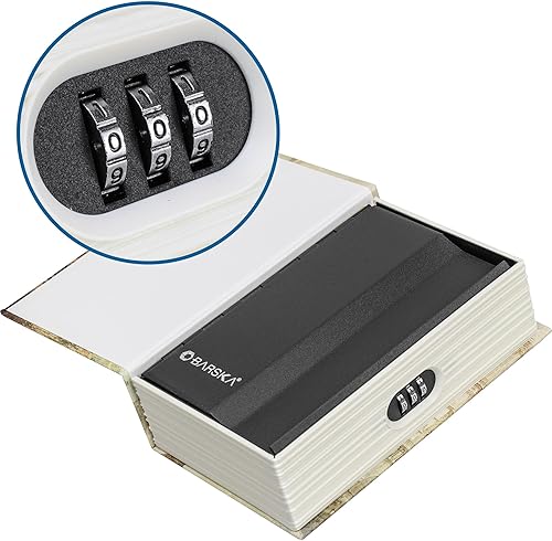Vista 22 de Barska Caja de bloqueo de almacenamiento oculta secreta portátil - MAPA ANTIGUO