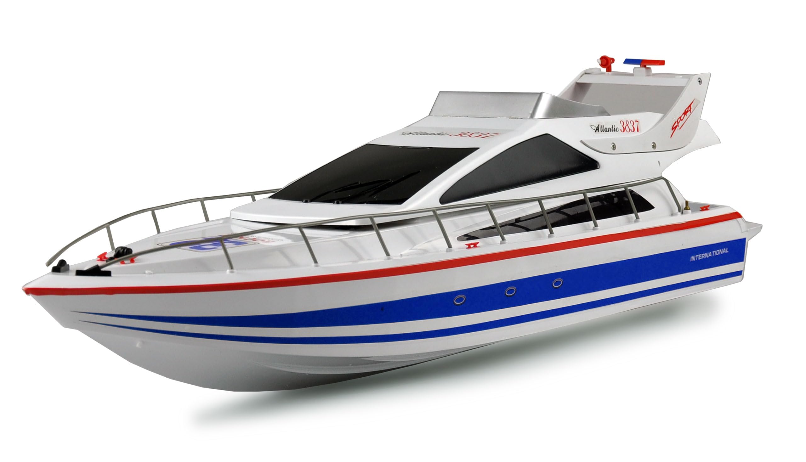 Amewi 26005 Atlantic L Bateau Hors-Bord Hexagonal R/C avec télécommande 73 cm