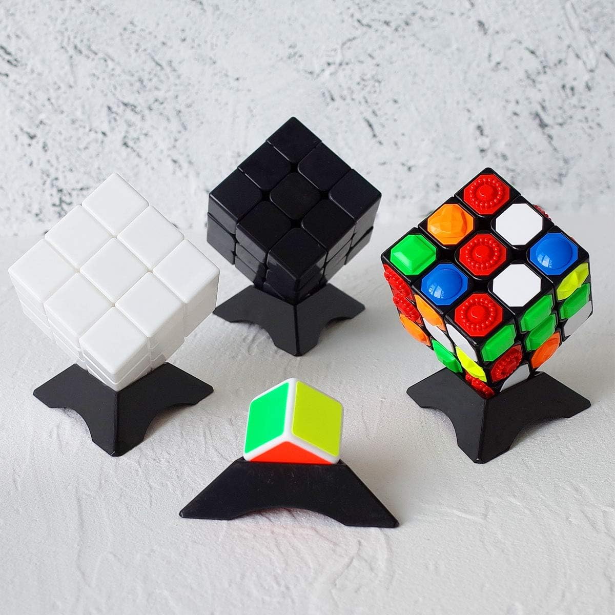 10 Black Cube Base Cube Stand Tripod