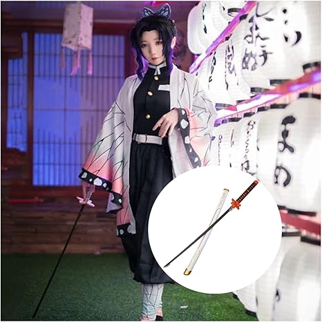 Amazon Co Jp Nianxinn 木製アニメサムライソード アニメコスプレ木製ソード 剣術訓練用刀 アニメファンコレクション 100cm ホビー