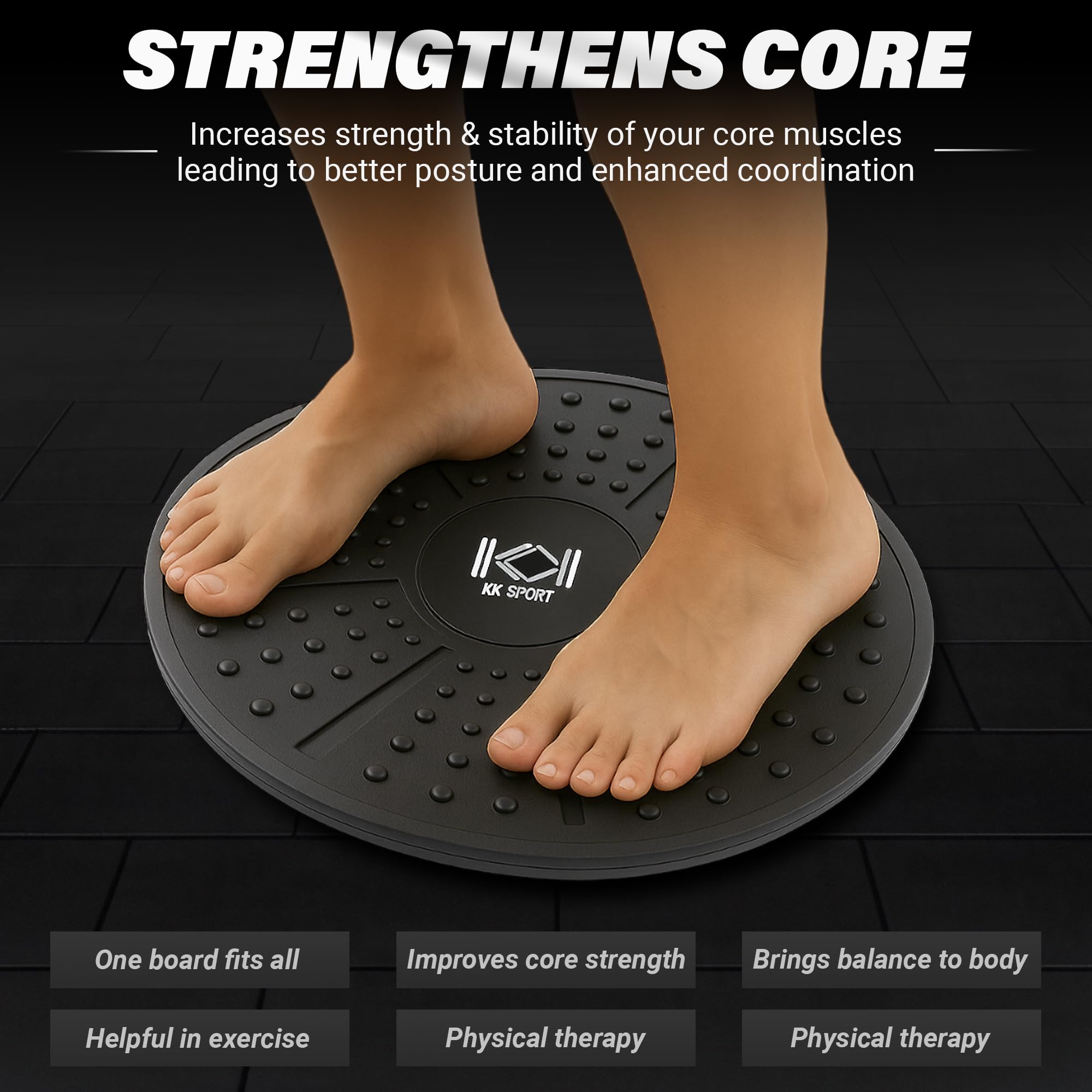 AIREX Balance Beam - Stability Trainer For Balance, Stretching - View #9