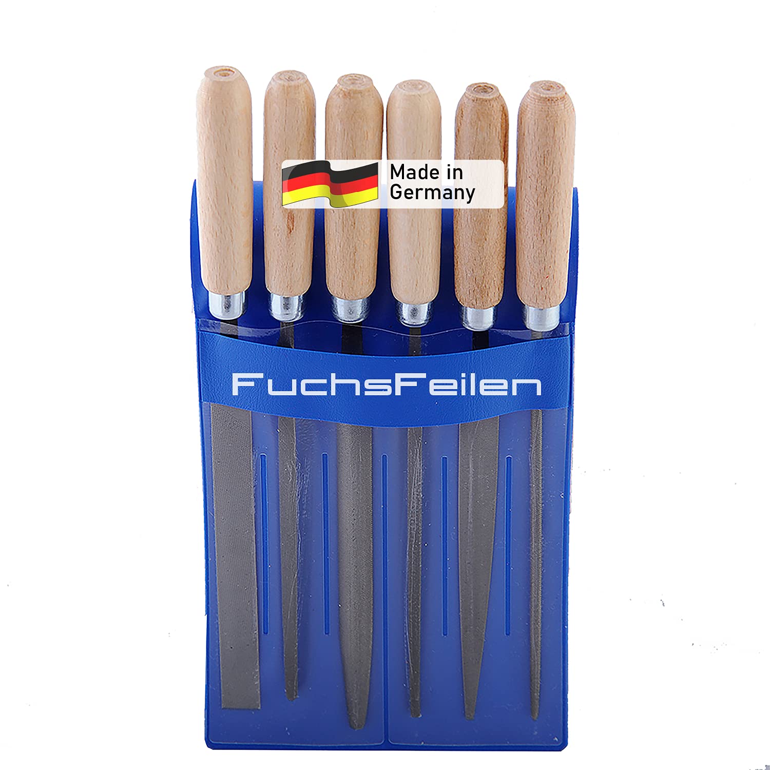 Lot De 6 Limes à Clés MXID En Forme De Renard - Fabriquées En Allemagne Pour Métaux Et Bois