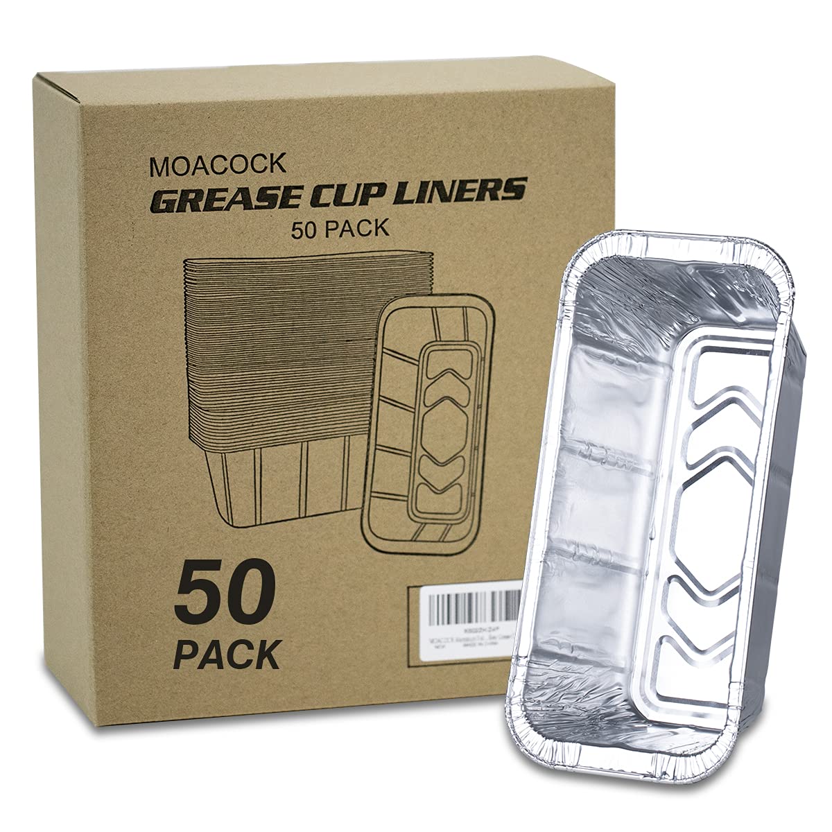 MOACOCK 50Pack Drip Pan Compatible with Blackstone Griddles 28 & 36