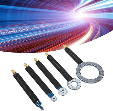 Thincol EMC EMI Near-Field Probe Set, Half Shield Anti-Interference RF Explorer Near Field Antenna Kit,Frequency 1Mhz-7GHz, SMA Male Thread (5Pcs)