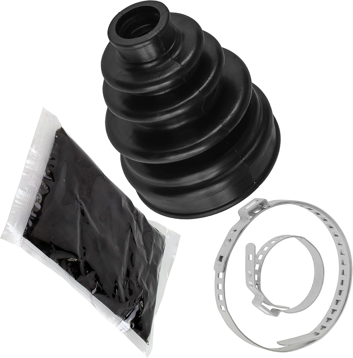 Caltric Rear Axle Inner CV Boot Kit Compatible with Yamaha Grizzly 660 YFM660F 4X4 2002-2008 | 4S1-2530Y-00-00 5KM-2530Y-10-00 5KM-2530Y-11-00 5KM-2510H-00-00