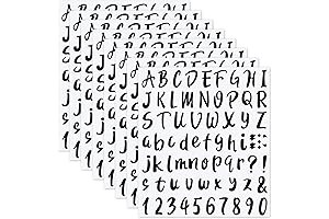 Outus Self Adhesive Vinyl Letter Alphabet Number Stickers