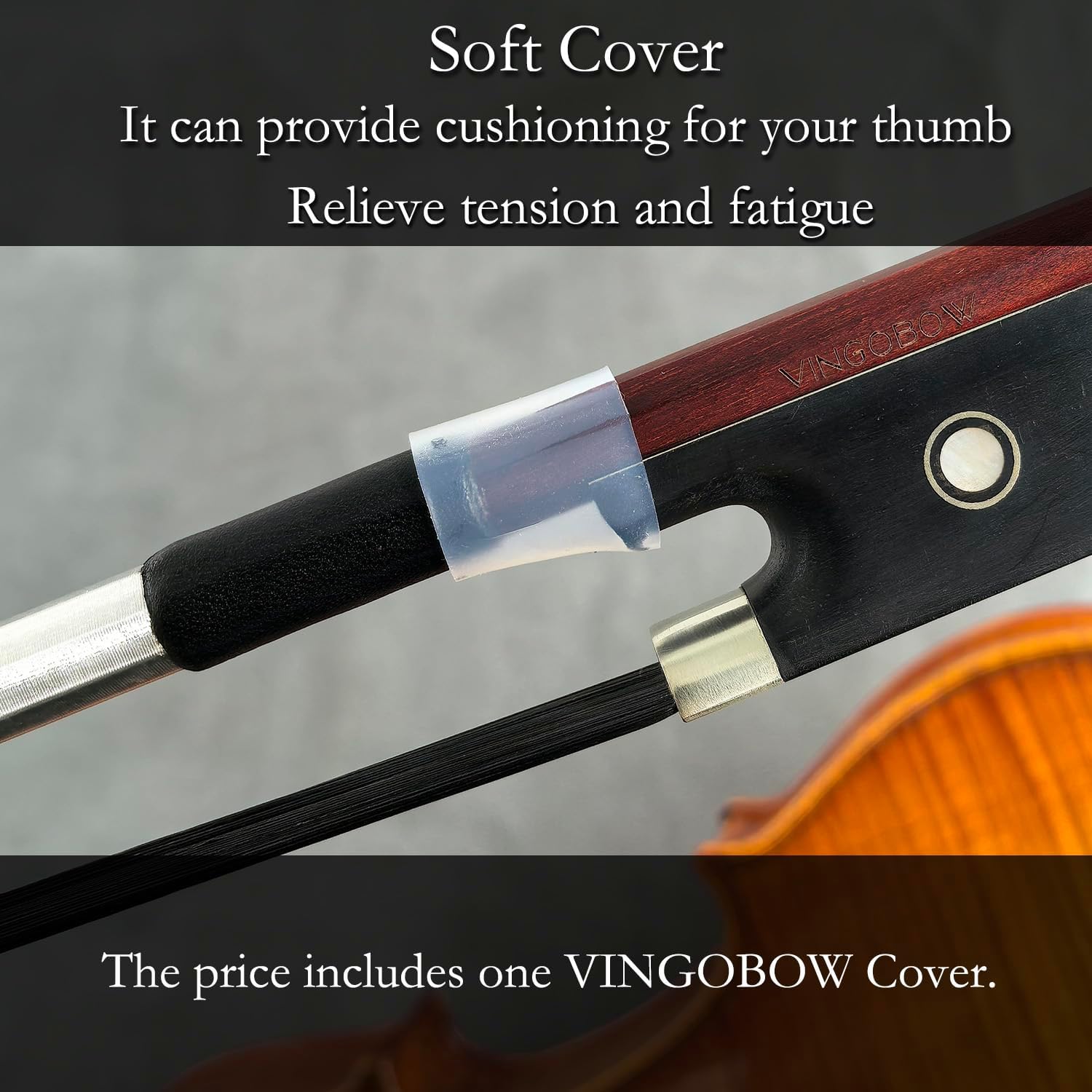 Brazilwood Cello Bow 4/4 Full Size 71.5cm Ebony Frog Natural Mongolian Black Horsehair Well-Balanced Warm Tone