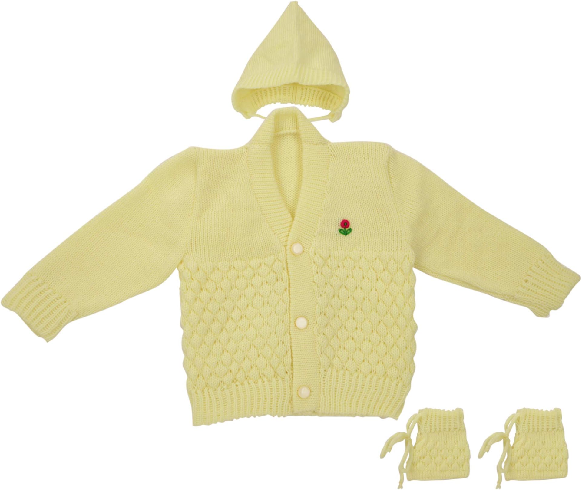 Montu Bunty WearNew Born Baby Clothes Set Woollen Sweater Born Baby