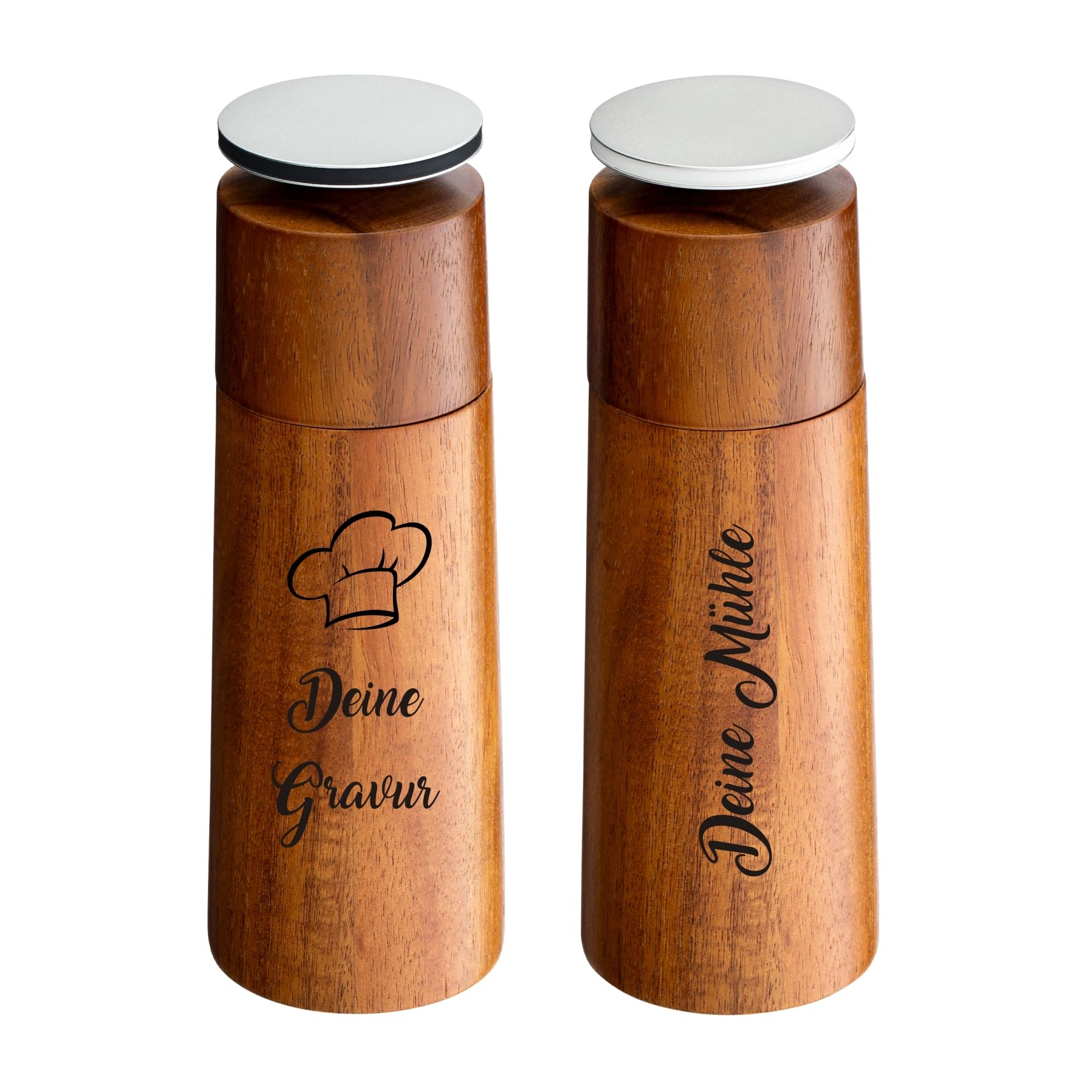 Ensemble de moulins à sel et poivre Schmalz en bois d'Alazia pour ne plus rater vos assaisonnements