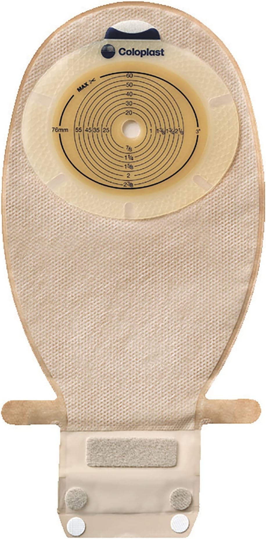 Sensura #15521 One Piece EasiClose Wide Outlet 3/8" to 3" Non-Convex Standard Wear, Transparent - Pack of 20