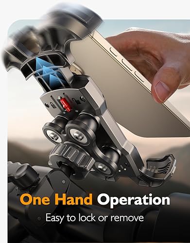 Miniatura 4 de Soporte para teléfono de bicicleta, amortiguador de vibración, sin herramientas, soporte de teléfono para motocicleta, cojín de silicona Soporte de