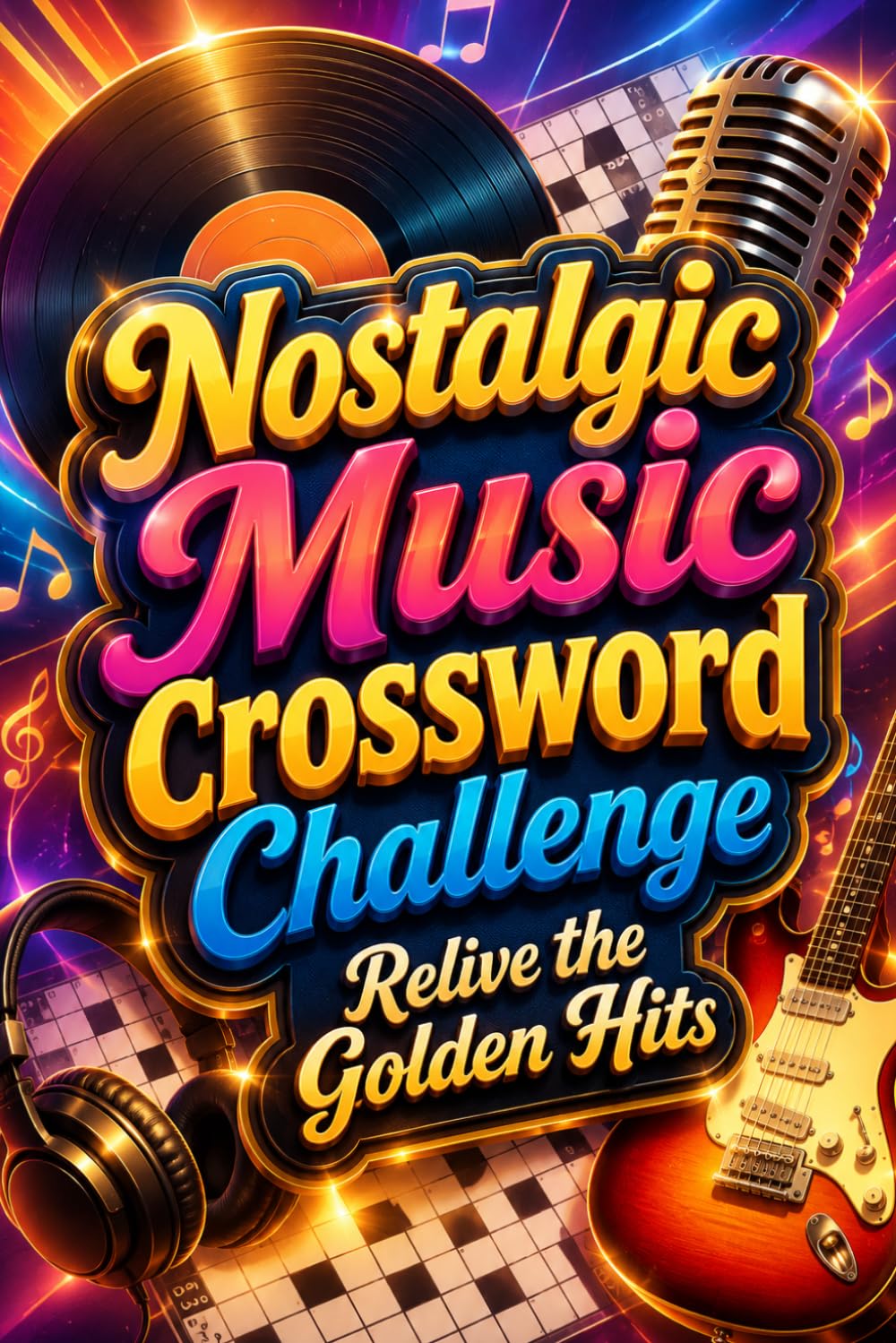 Nostalgic Music Crossword Challenge Relive the Golden Hits: Retro-Themed Puzzles Featuring Legendary Songs, Iconic Artists & Timeless Tunes from the Golden Era