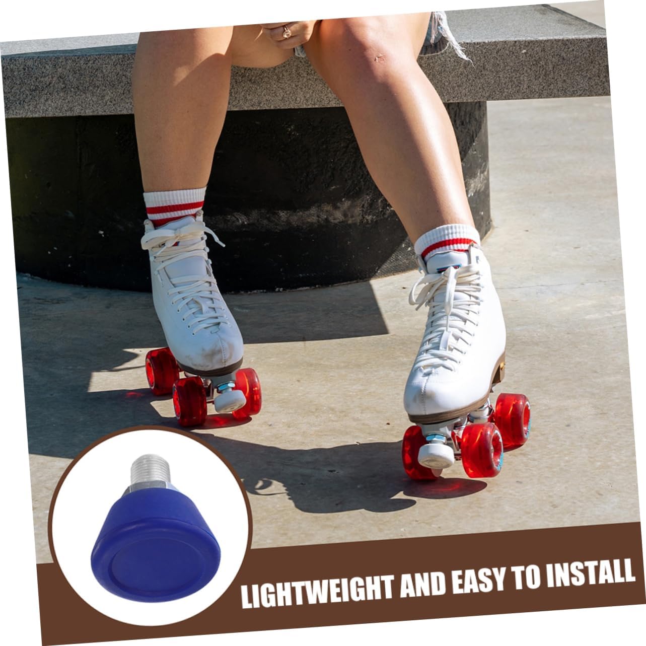 2pcs Toe Stops for Roller Skates Jam Plugs for Roller Skates Brakes Parts Small Toe Plug Sturdy Non-Slip Brakes