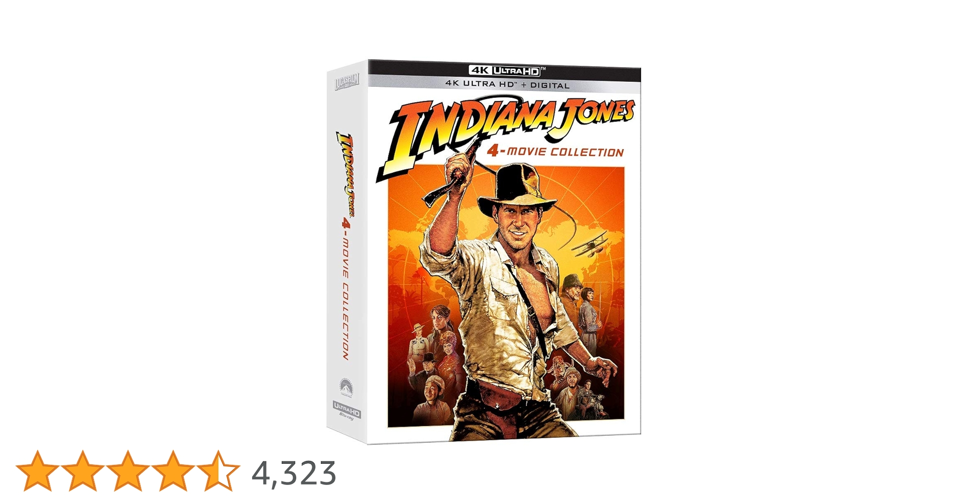 4K Ultra HD Blu-ray 「インディ・ジョーンズ」 Amazon.co.jp: インディ・ジョーンズと運命のダイヤル 4K UHD
