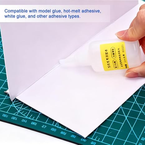 A4 Polypropylen Platte, 6 Pack White Plastic Sheet 20x30cm, 1mm Thick Hard Foam PVC Board, Lightweight Polypropylene Sheet for Sand Table Models, DIY Crafts, Architectural