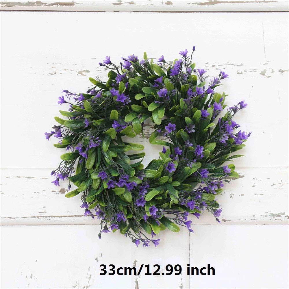 Guirlande De Noël Festival Porte Mur Ornement en Plastique Guirlande Guirlande Décoration Murale pour La Fête De Noël Maison Porte 33cm