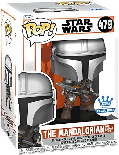 Miniatura 2 de The Mandalorian con Beskar Staff Funko Exclusive