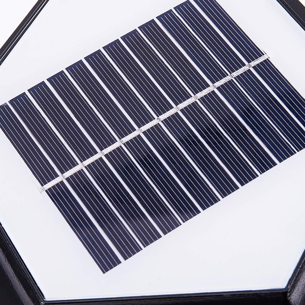 Art Design Retro Solar Light Outdoor Kolumna Lampa Patio Lampa Ścienna Wodoodporna Lampa Słupkowa Drzwi Krajobraz Willa Ogród Dekoracja Zewnętrzna 20 Cm*(Mosiądz)