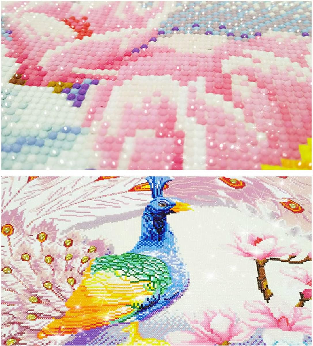 Instarry DIY 5D Diamond Painting Kit Large Size Full Drill Peacock Mosaic Cross Stitch Embroidery Home Decoration Art Craft 39.4x15.7 inch