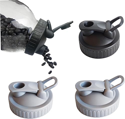 Miniatura 3 de Tapa de boquilla para verter tarro Mason regular MouthMason de 2.76 pulgadas, a prueba de fugas, tapas de boquilla de fácil vertido, 4 piezas, tapa